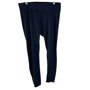Cato Womens Navy Leggings Size 14/16W Cotton Spandex Blend